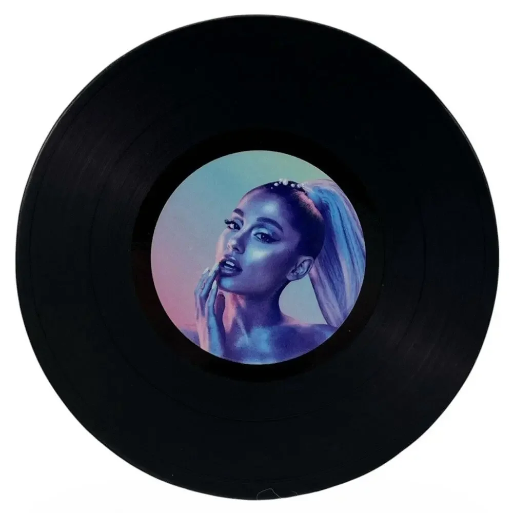 Ariana Grande Vinyl Record Coaster Set 6‑pc Limited Edition NEW No Box